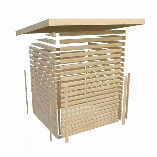 Karibu finn szauna PEKKA (27095) terragrau