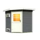 Karibu finn szauna PEKKA (92354) terragrau