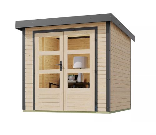 Karibu hibrid kerti ház Jupiter A (93409) natur / terragrau