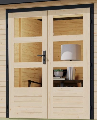 Karibu hibrid kerti ház Jupiter A (93409) natur / terragrau