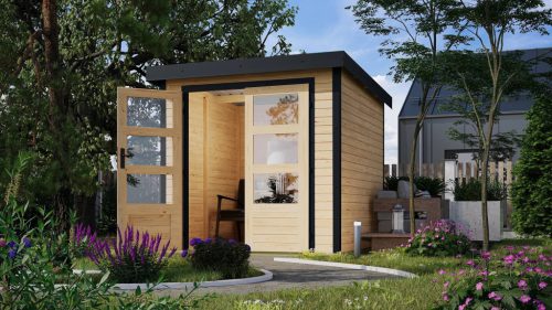 Karibu hibrid kerti ház Jupiter A (93410) natur / antracit