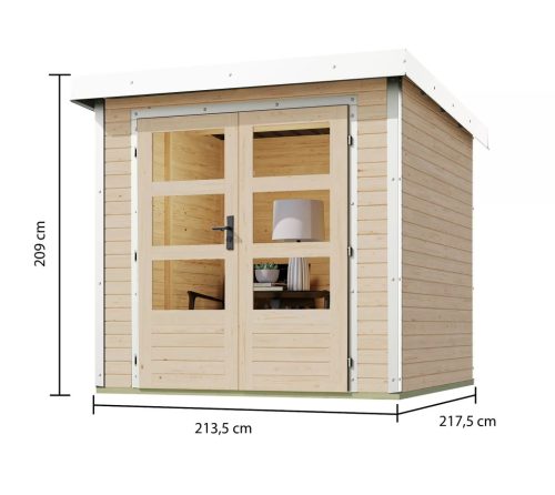 Karibu hibrid kerti ház Jupiter A (93408) natur / fehér