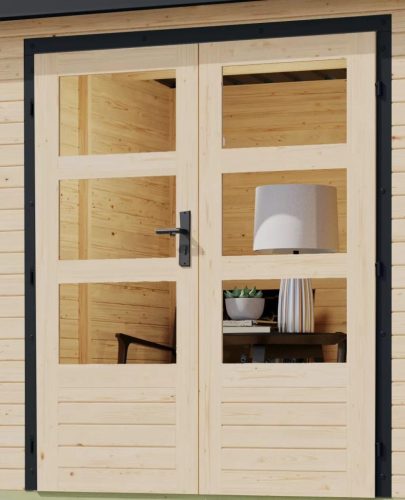 Karibu hibrid kerti ház Jupiter A (93423) natur / terragrau