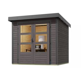 Karibu hibrid kerti ház Jupiter B (93412) terragrau / terragrau