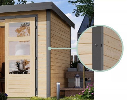 Karibu hibrid kerti ház Jupiter B (93412) terragrau / terragrau