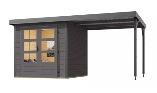 Karibu hibrid kerti ház Jupiter B (93427) terragrau / terragrau