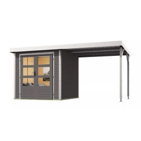 Karibu hibrid kerti ház Jupiter B (93426) terragrau / fehér