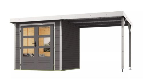 Karibu hibrid kerti ház Jupiter B (93426) terragrau / fehér