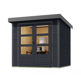 Karibu hibrid kerti ház Jupiter C (93415) antracit / terragrau