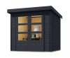 Karibu hibrid kerti ház Jupiter C (93416) antracit / antracit