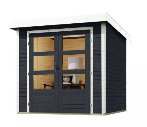 Karibu hibrid kerti ház Jupiter C (93414) antracit / fehér