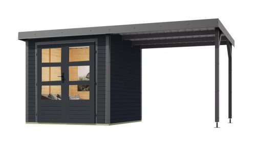 Karibu hibrid kerti ház Jupiter C (93430) antracit / terragrau