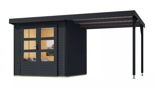 Karibu hibrid kerti ház Jupiter C (93431) antracit / antracit