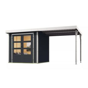 Karibu hibrid kerti ház Jupiter C (93429) antracit / fehér