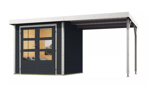 Karibu hibrid kerti ház Jupiter C (93429) antracit / fehér