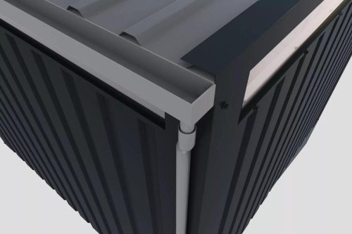 Karibu bádog kerti ház Callisto 2 (98009) antracit