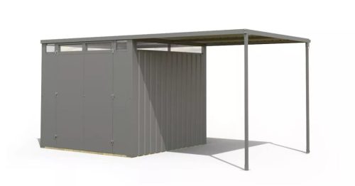 Karibu bádog kerti ház Callisto 2 (98015) szürke