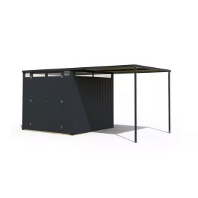 Karibu bádog kerti ház Callisto 2 (98016) antracit