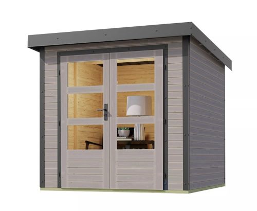 Karibu hibrid kerti ház Jupiter D (93418) világosszürke / terragrau