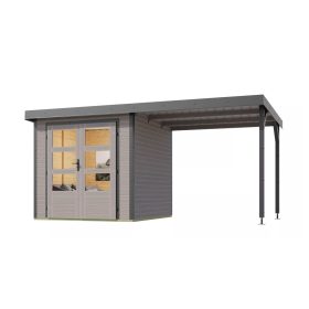 Karibu hibrid kerti ház Jupiter D (93433) világosszürke / terragrau