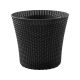 KETER CONIC PLANTER MŰRATTAN VIRÁGLÁDA 56,5 L - grafit