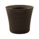 KETER CONIC PLANTER MŰRATTAN VIRÁGLÁDA 56,5 L - Sötétbarna