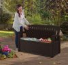 KETER PATIO BENCH MŰANYAG KERTI PAD/TÁROLÓ 227 L - sötétbarna