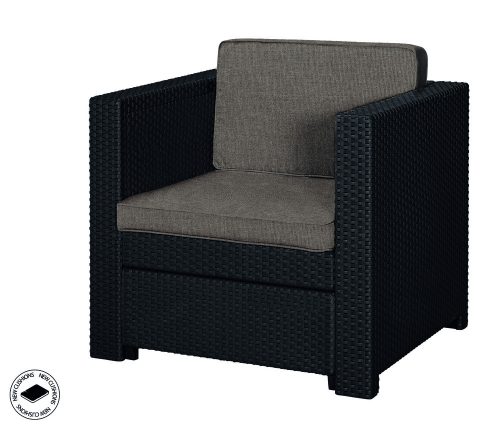 KETER PROVENCE ARMCHAIR MŰRATTAN KERTI FOTEL - barna