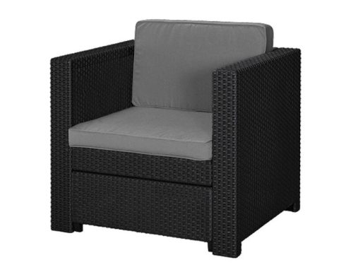 KETER PROVENCE ARMCHAIR MŰRATTAN KERTI FOTEL - grafit