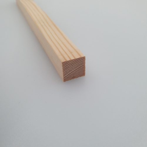 Gyalult borovi fenyő barkácsléc - kvadrátos/négyszögléc - 15x15x2000 mm - 2. osztály