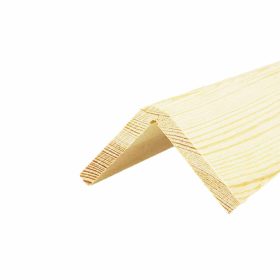 Gyalult borovi fenyő barkácsléc - kalapléc/pipaléc mart mintával - 20x30x2000 mm - 1. osztály