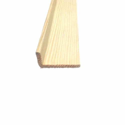 Gyalult borovi fenyő barkácsléc - kalapléc/pipaléc mart mintával - 20x50x2000 mm - 1. osztály