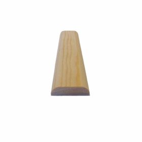 Gyalult borovi fenyő barkácsléc - díszítőléc 2 oldalt kerekített - 10x40x2000 mm - Extra göcsmentes 1. osztály