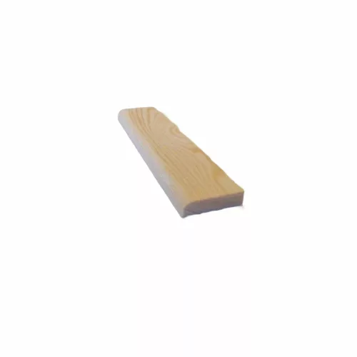 Gyalult borovi fenyő barkácsléc - díszítőléc 1 oldalt kerekített - 10x40x2000 mm - Extra göcsmentes 1. osztály