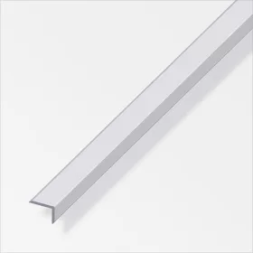 Alfer L-profil aszimmetrikus, fózolt alumínium nyers 19x8x2,5 mm 1m