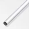 Alfer kör keresztmetszetű cső, alumínium ezüsteloxált 6x1,0 mm 1m