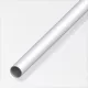 Alfer kör keresztmetszetű cső, alumínium ezüsteloxált 25x1,5 mm 1m