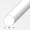 Alfer rúd alumínium ezüsteloxált 6mm 1m