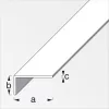 Alfer L-profil aszimmetrikus, alumínium ezüsteloxált 20x10x1,5 mm 1m