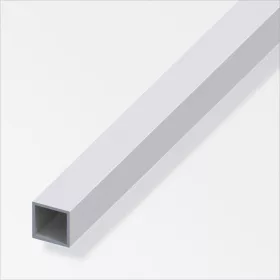 Alfer négyzetes cső, alumínium ezüsteloxált 20x20x1,5 mm 1m