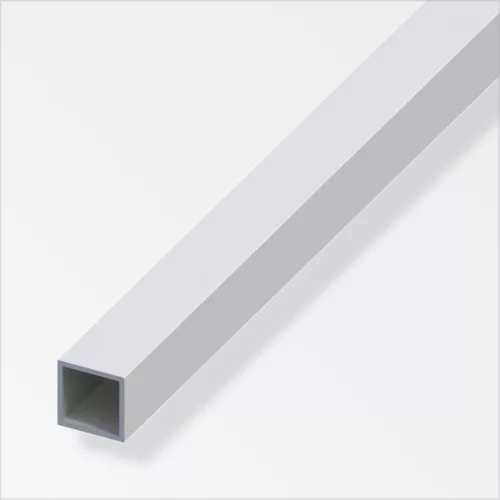 Alfer négyzetes cső, alumínium ezüsteloxált 15x15x1,0 mm 1m