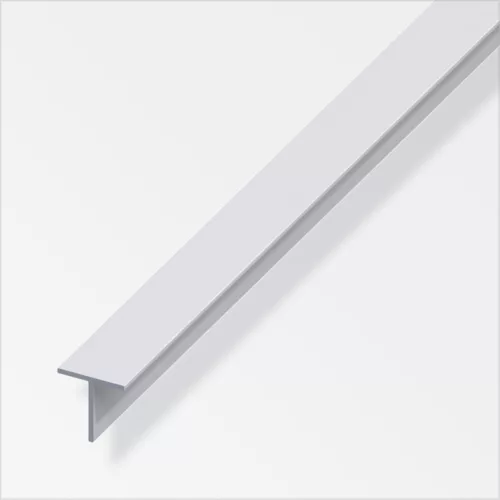 Alfer T-profil alumínium ezüsteloxált 20x20x1,5 mm 1m