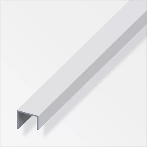 Alfer fogantyúprofil szögletes, alumínium ezüsteloxált, 20x22x15x1,5 mm 1m