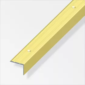 Alfer lépcsőprofil csavarozható, alumínium rézeloxált, 25x20 mm 1m