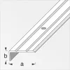 Alfer záróprofil csavarozható, alumínium rézeloxált, 25x10 mm 1m