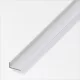 Alfer L-profil aszimmetrikus, alumínium ezüsteloxált 35x20x2,0 mm 2m