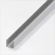 Alfer U-profil alumínium ezüsteloxált 8,2x10,1x1,3 2m