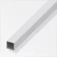 Alfer négyzetes cső, alumínium ezüsteloxált 15x15x1,0 mm 2m
