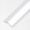 Alfer záróprofil csavarozható, alumínium ezüsteloxált, 34x8 mm 2m