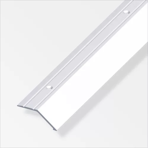 Alfer záróprofil csavarozható, alumínium ezüsteloxált, 34x8 mm 2m